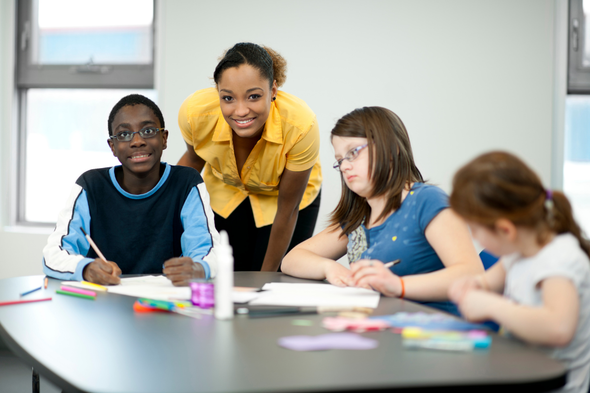 Academie Lafayette school kids