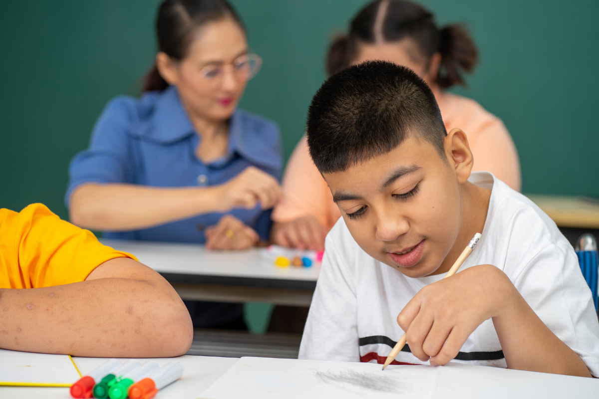 Academie Lafayette school kids